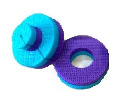 Поплавок RodStars для эхолота практик (бирюзово-желтый)