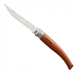 Нож складной филейный Opinel №10 VRI Folding Slim Bubinga