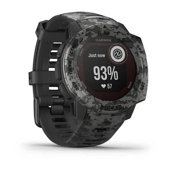Защищенные GPS-часы Garmin Instinct Solar, цвет Graphite Camo  (010-02293-05)