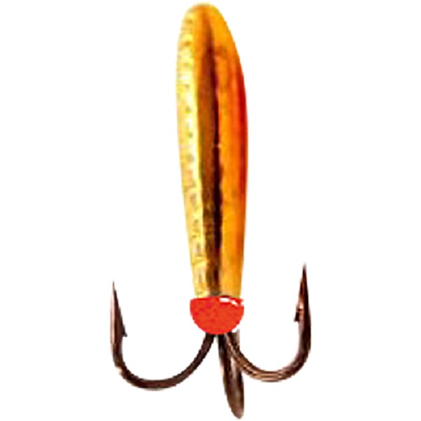 Мормышка вольф. Lucky John ЧЕРТИК с отв. (5 шт) (033/G, LJ30033-02)