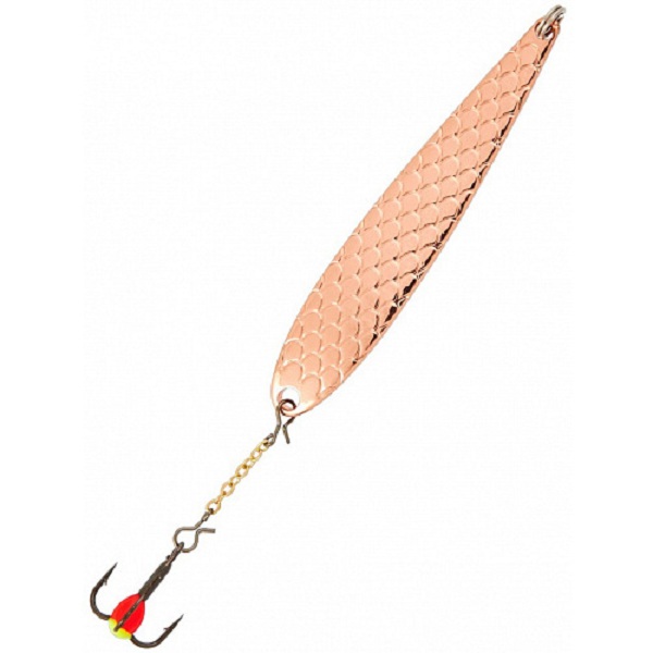 Блесна вертикальная зимняя Lucky John DIAMOND BLADE с цеп. и тр. блистер (41мм, LJDB41-C)