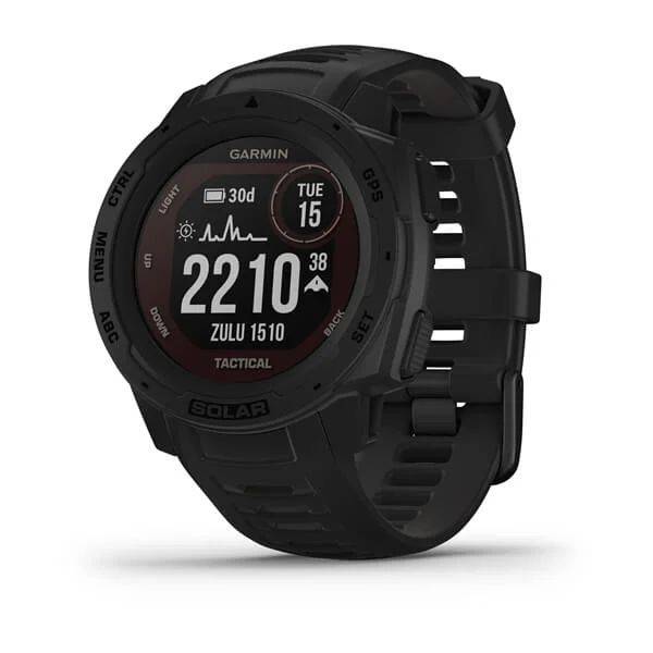 Защищенные GPS-часы Garmin Instinct Tactical, Solar, цвет Black (010-02293-03)