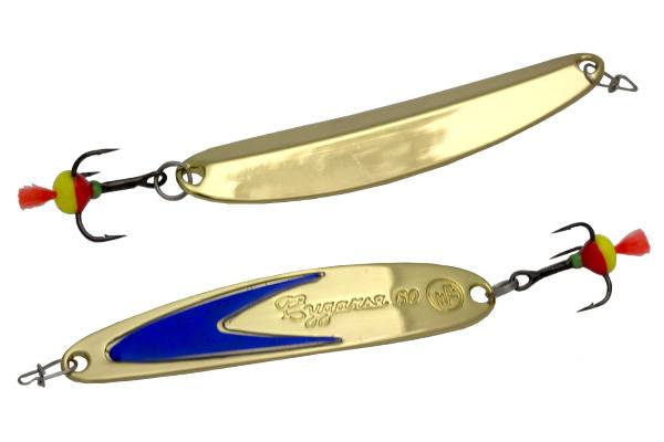 Блесна вертикальная ECOPRO Судачья (синий флекс, 5см, 6гр, GBF)