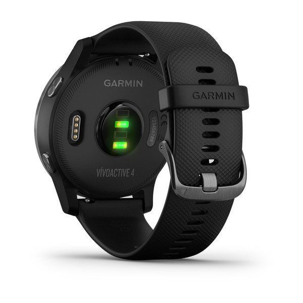 Спортивные часы Garmin VIVOACTIVE 4 черные с серым безелем