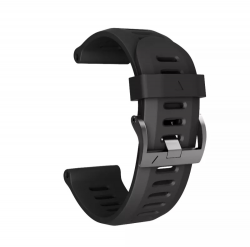 Ремешок силиконовый, цвет чёрный, 26 мм, для Garmin Fenix 5x/5x Plus/Fenix 3/3HR