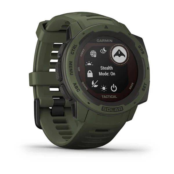 Защищенные GPS-часы Garmin Instinct Tactical, Solar, цвет Moss (010-02293-04)