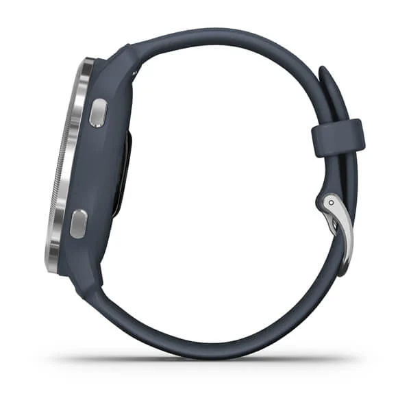 Смарт-часы Garmin Venu 2, Wi-Fi, GPS, синий гранит с силиконовым ремешком (010-02430-10)
