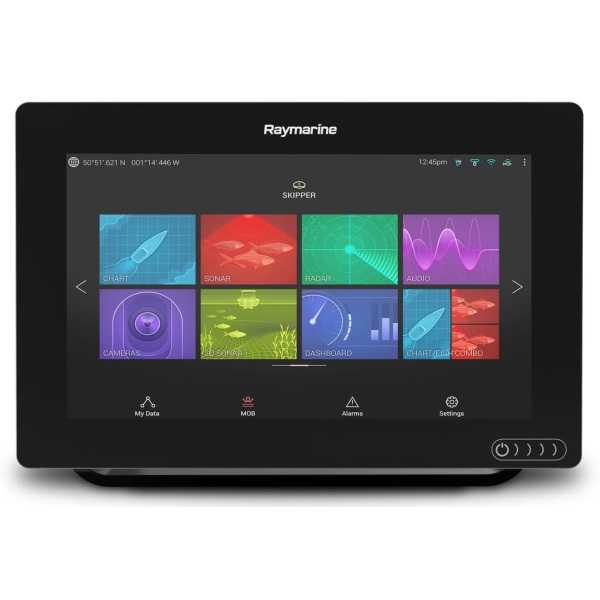 Эхолот-картплоттер Raymarine AXIOM 9 RV с датчиком CPT-100DVS