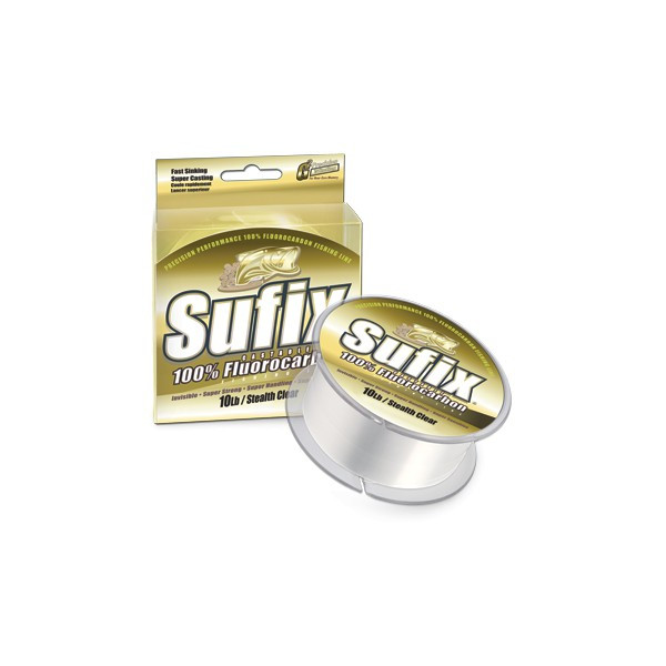 Леска Sufix Castable 100% Fluorocarbon (прозрачная 150м 0.28мм 5.5кг FC28C150)