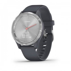 Часы Garmin Vivomove 3s, серебристый с гранитно-синим ремешком