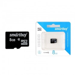 Карта памяти 8GB microSDHC Class10 SMARTBUY