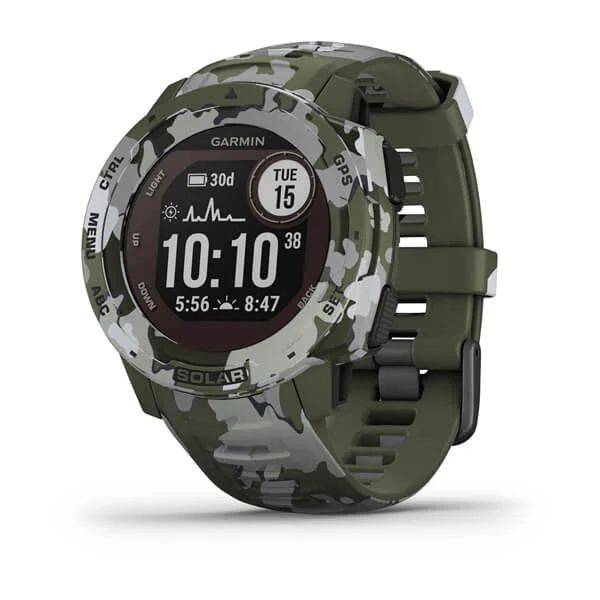 Защищенные GPS-часы Garmin Instinct Solar, цвет Lichen Camo  (010-02293-06)
