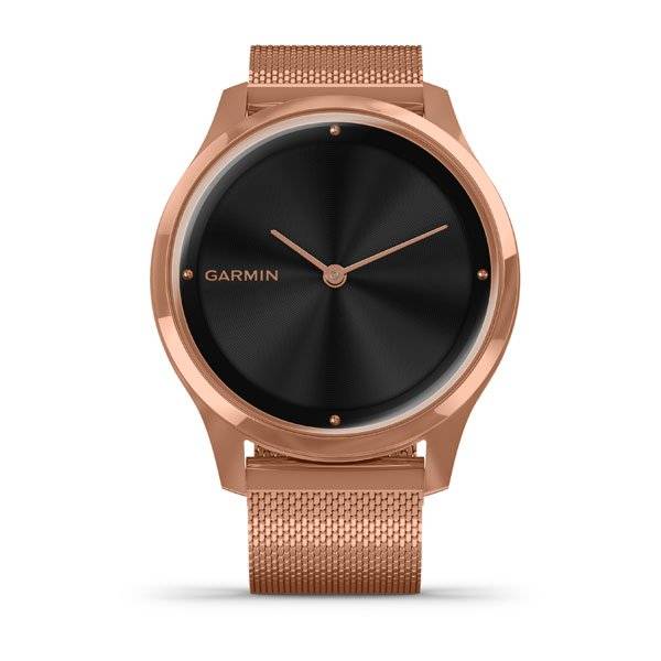 Часы Garmin Vivomove Luxe роз. золото с ремешк. "миланск.петля"