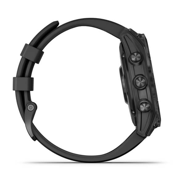 Мультиспорт.часы Garmin Fenix 7 Solar, серые с черным ремешком (010-02540-11)