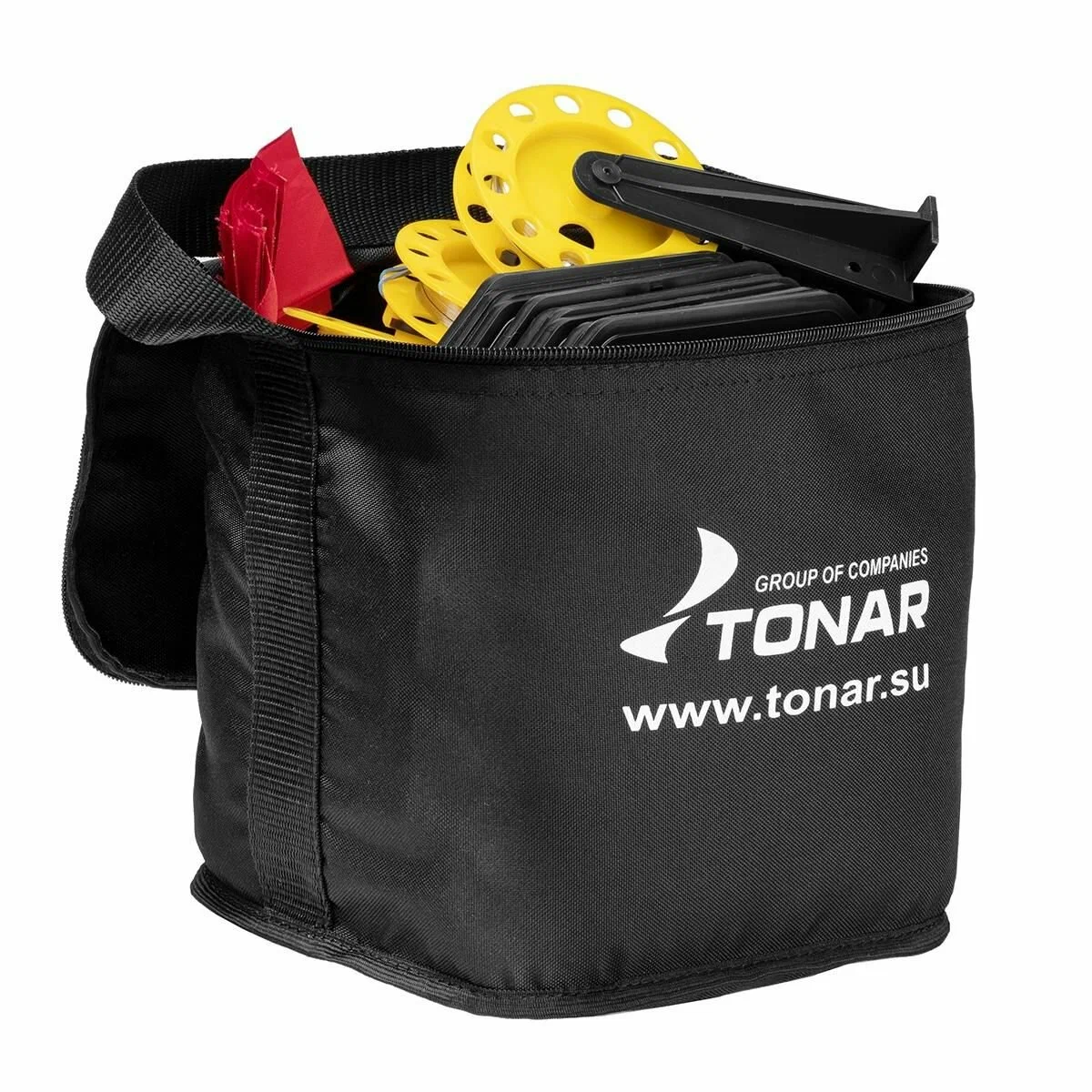 Набор жерлиц на подставке ЖЗ-03 (d-210мм.катушка d-85мм) (10шт) ТОНАР