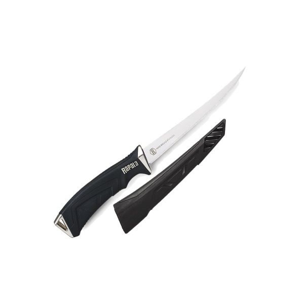 Филейный нож Rapala RCD (лезвие 15 см., рез. рукоятка, чехол пласт. )