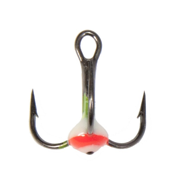 Крючок-тройник для приманок Lucky John с каплей (10 шт) (LJ99080-02)