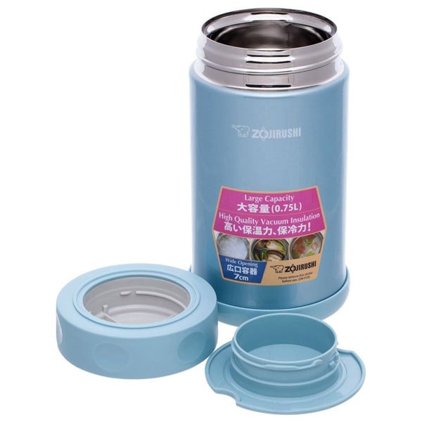 Термоконтейнер Zojirushi SW-FCE75 (0,75 л, голубой)