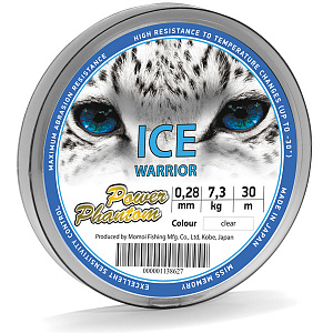 Леска Power Phantom Ice Warrior (SUPER SOFT CLEAR 0,15мм, 2,2кг 30м)