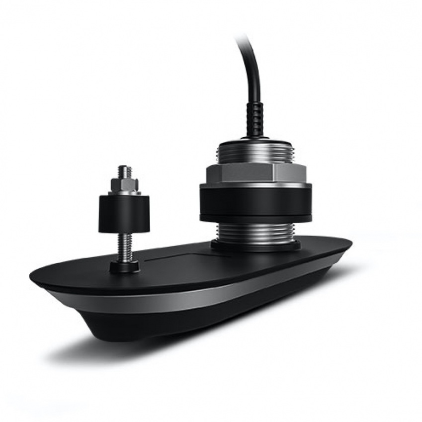 RV-412P RealVision 3D Stainless Steel Through Hull Transducer Port 12°, Direct connect to AXIOM (2m 