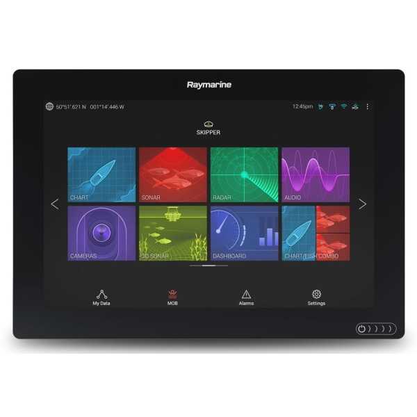 Эхолот-картплоттер Raymarine AXIOM 12 RV с датчиком RV-100