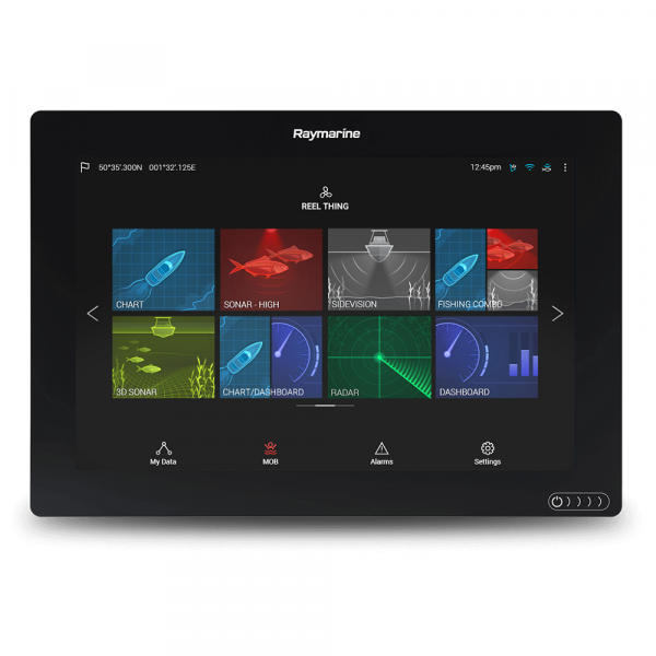 Картплоттер AXIOM+ 12 RV, Multi-function 12" Display with  RealVision 3D, 600W Sonar, no transducer