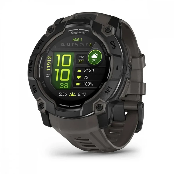 Часы Garmin Instinct 3 50mm AMOLED Black  010-03020-00