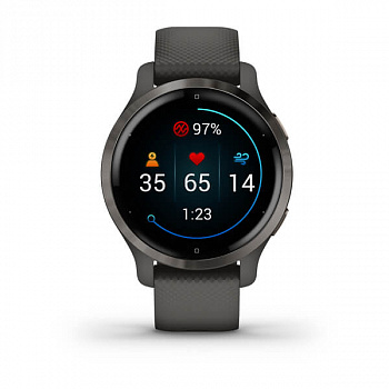 Смарт-часы Garmin Venu 2S, Wi-Fi, Grey/Slate с GPS (010-02429-10)