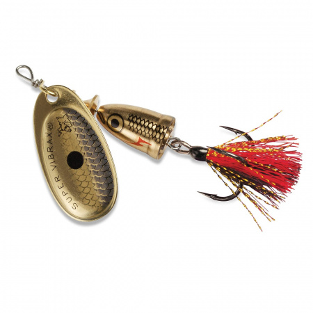 Блесна вращающаяся BLUE FOX Vibrax Foxtail (№2, 6гр, BFX2-GSDX)