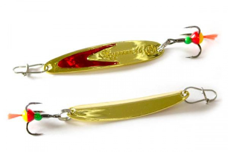 Блесна вертикальная ECOPRO Судачья (красн.флекс, 6см, 10гр, GRF)