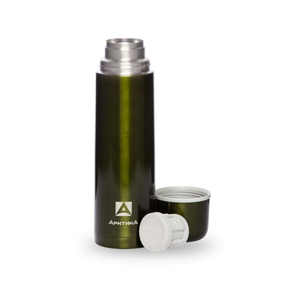Термос Арктика с узким горлом классический 102-750 зеленый
