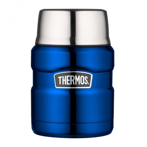 Термос из нерж. стали THERMOS c ложкой sk3000-bl 0.47l