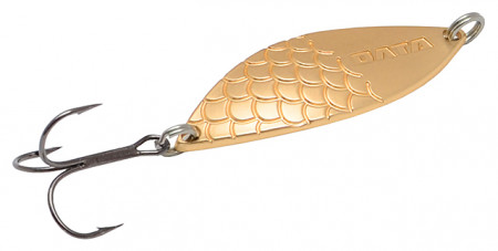 Блесна колеблющаяся "БРИЗ" Олта (матовое золото, 12г)