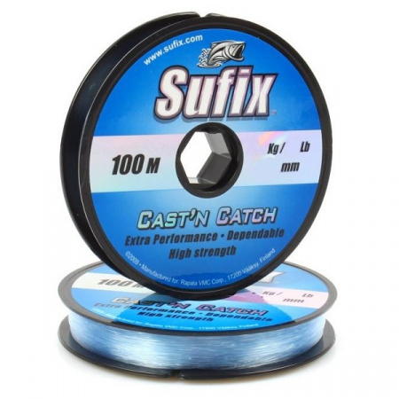 Леска Sufix Cast'n Catch x10 (синяя 100м 0.45мм 11,4кг DS1CA045003A9C)