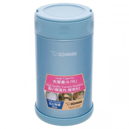 Термоконтейнер Zojirushi SW-FCE75 (0,75 л, голубой)