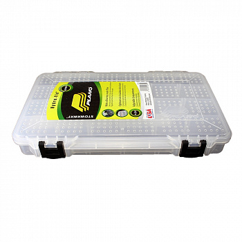 Коробка Plano 43700-0 для приманок, вентилируемая,4-24 отсека 355х228х50мм