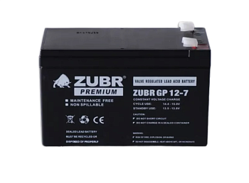 Аккумуляторная батарея ZUBR GP 12V 7Ah