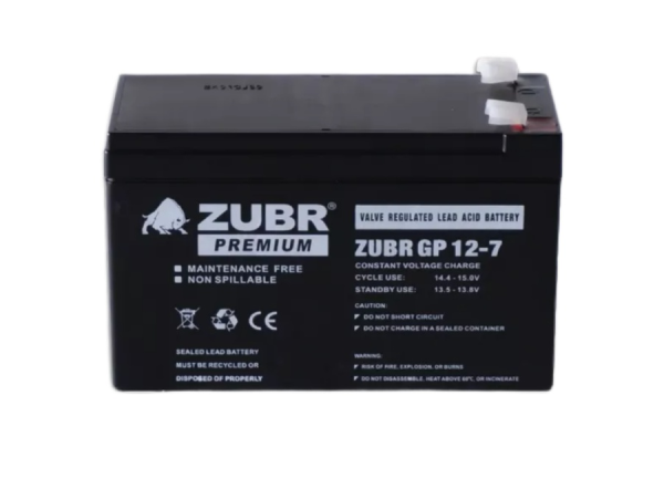 Аккумуляторная батарея ZUBR GP 12V 7Ah