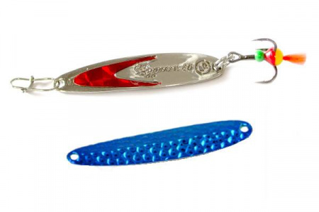 Блесна вертикальная ECOPRO Судачья (красн.флекс, 5см, 6гр, Bb/SRF)