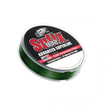 Леска плетеная Sufix 832 Braid (зеленая 135м 0.13мм 8,2кг DS1CF016b3DB11)