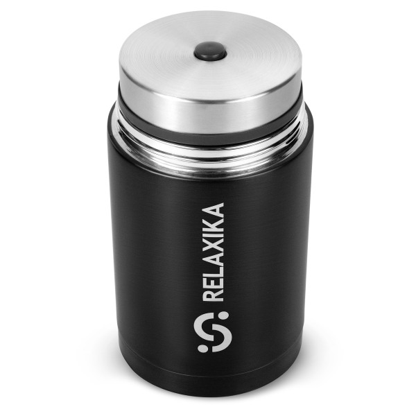 Термос для еды Relaxika 301 (1 литр), черный