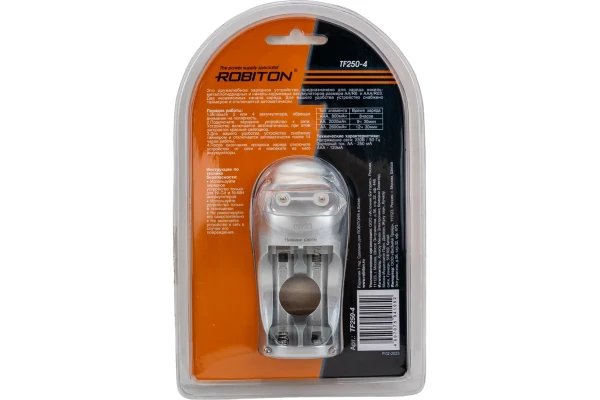 Зарядное устр-во ROBITON TF250-4 для 2/4 аккум. AAA, AA Ni-Cd/Ni-MH