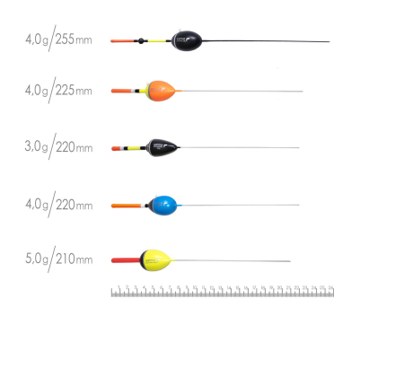 Поплавки полиуретан. Salmo PU (9600RIVER-SET, течение, 5шт)