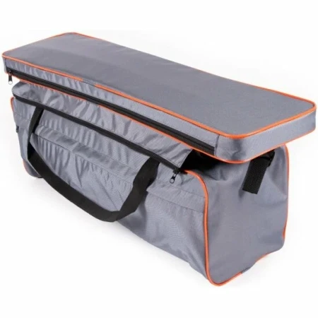 Накладка на сиденье "СЛЕДОПЫТ" мягкая (мягкая, с сумкой, 65 см, цв. серый/5/ PF-PS-01)