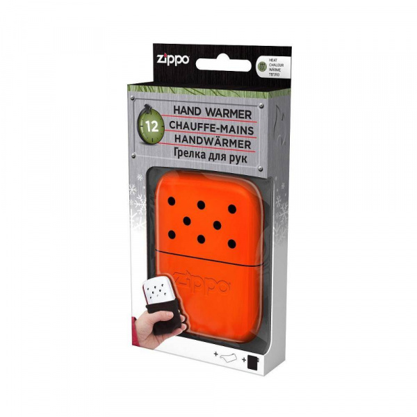 Каталитическая грелка Zippo, сталь с покрытием Blaze Orange, оранжевая,66x13x99 мм