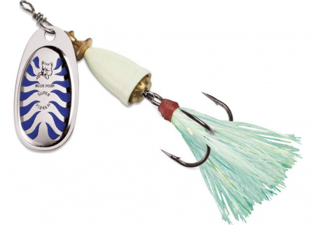 Блесна вращающаяся BLUE FOX Vibrax Glow (№2, 6гр, BFGVS2-GLB)