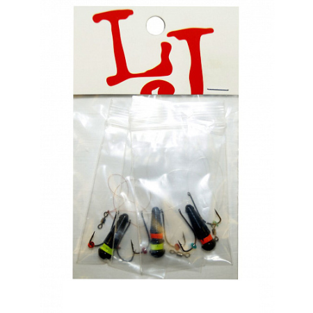 Мормышки свинцовые Lucky John БАЛДА НЕОН MIX (853910-MIX1)