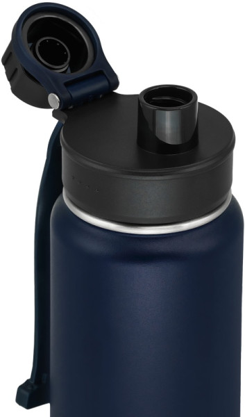 Термос бытовой, вакуумный, питьевой тм "Арктика", синий текстурный 530мл с дополнительной пробкой с 