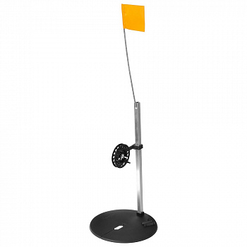 Набор жерлиц RodStars в сумке 10 шт, алюминиевая стойка катушка 75 мм (Оснащенные)