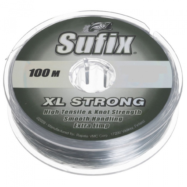 Леска Sufix XL Strong x10 (платина 100м 0.23мм 4,4кг DS1XL023011A9X)